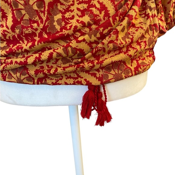 Lucky Brand Womens Boho V-Neck Shirt Blouse - Picture 5 of 7